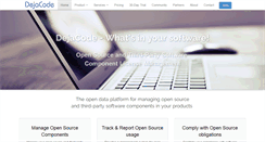Desktop Screenshot of dejacode.com