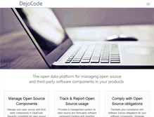 Tablet Screenshot of dejacode.com